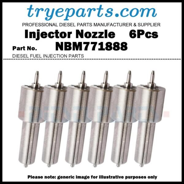 6Pcs Diesel Fuel Injector Nozzle Tip NBM771888 30525 1820835C1 for Navistar DT408 & DT466