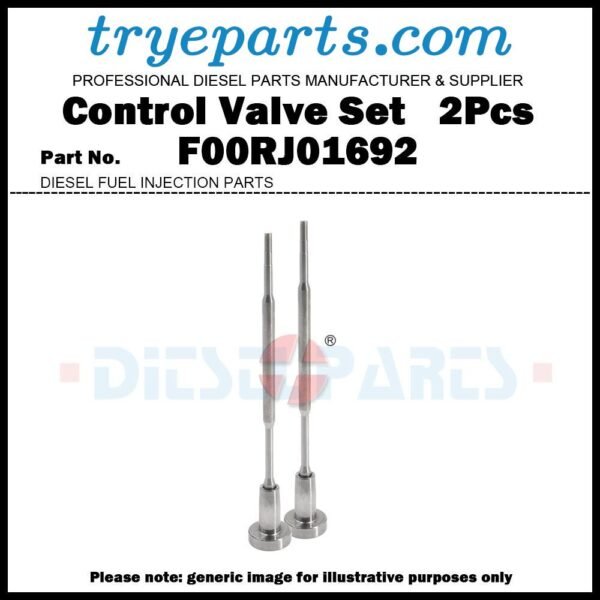 2x Common Rail Injector Control Valve F00RJ01692 for 0445120129 0445120149 0445120153 0445120163 0445120169 0445120170 0445120200 0445120213 0445120222 0445120224 0445120226