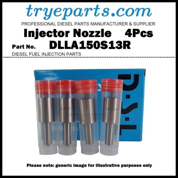 4Pcs Injector Nozzle DLLA150S13R for Perkins 4.236 A4.248 Allis Chalmers 170 175