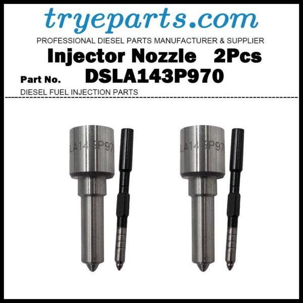 2Pcs Diesel Injector Nozzle DSLA143P970 for IVECO EuroCargo 3.9d 5.9d 0445120007