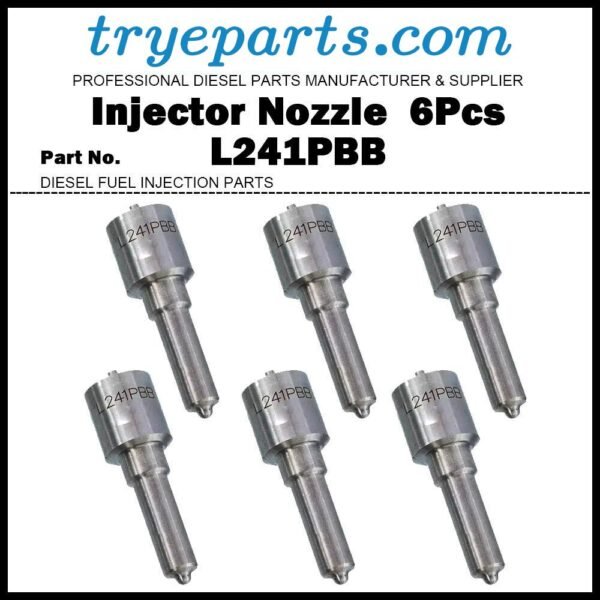 6x Diesel Fuel Injector Nozzle Tip L241PBB for Mercedes Benz ATEGO 1224 A0060176721 B03006B