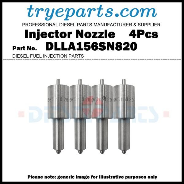 4x Diesel Fuel Injector Nozzle Tips 105015-8200 DLLA156SN820 for ISUZU GIGA 8PC1 8PD1 8PE1 10PC1 10PD1 10PE1 12PC1 12PD1 12PE1 105100-7851 1153002041