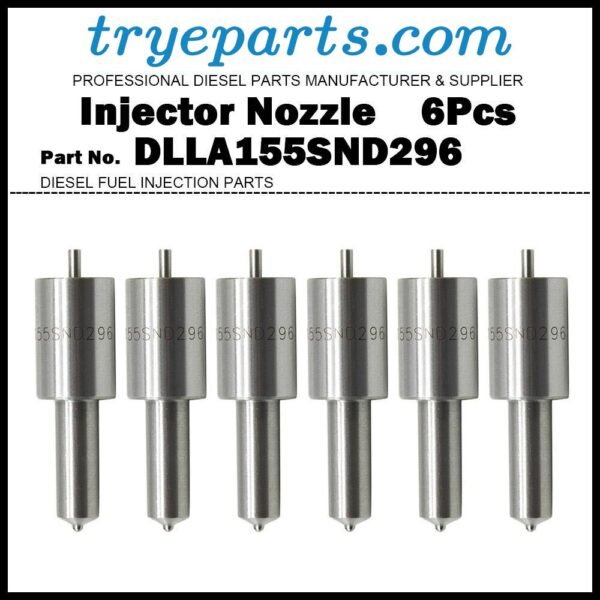 6Pcs Diesel Fuel Injector Nozzle Tips 093400-2960 DLLA155SND296 for Hino 500 700 Series / Engine J05C J07C J08C