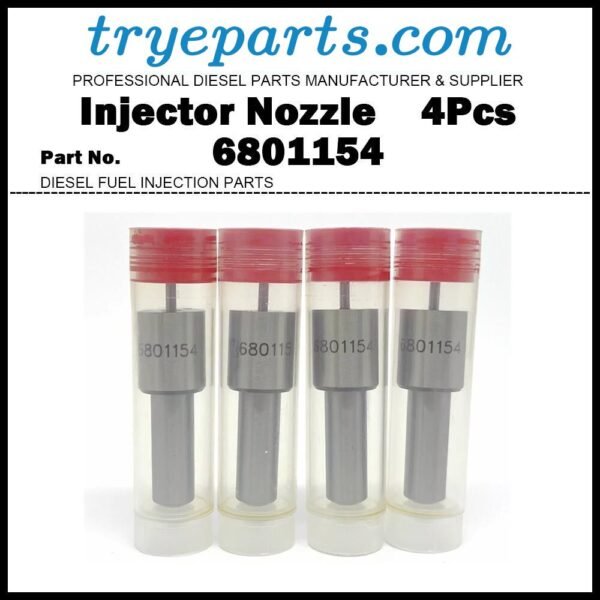4Pcs Diesel Fuel Injector Nozzle Tip 6801154 for MWM D229 Valmet 785 New Holland TL75 TL85 TL95