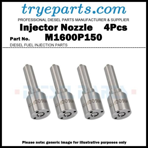 4Pcs Diesel Fuel Injector Nozzle Tips M1600P150 ALLA150PM1600 for Ford Ranger 3.0d / Siemens VDO Injector 77550 5WS40080 A2C20009347 A2C59515264