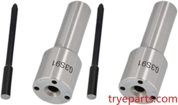 Diesel Injector Inyector Nozzle G3S91 Injection Fuel Rail Tip Fit for Isuzu 4HK1 6HK1 Engine/Hitachi 295050-1520 295050-8630 8982438630 Pack of 2