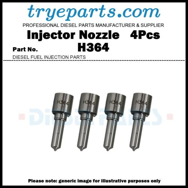 4x Diesel Fuel Injector Nozzle Tip H364 L364PBD for Chevrolet Holden Captiva Cruze 2.0d 28264952