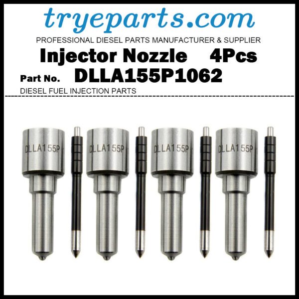4Pcs Diesel Injector Nozzle Tips 093400-1062 DLLA155P1062 for Toyota Fortuner Hilux Land Cruiser Prado 3.0d 1KD-FTV 095000-8290 23670-0L020 23670-0L050 23670-09330 DCRI108290 23670-30370 23670-30240 23670-09070 095000-5920 095000-5440 095000-8220