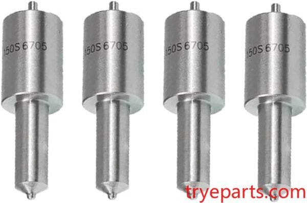 4Pcs Fuel Nozzle Replacement Injector Tips 5621751 DLL150S6705 Nozzle Injector Tips Fit for Perkins A4.236 2645666, Fit for Massey Ferguson 100 200 300 1000 3000 500 600 1447228M91