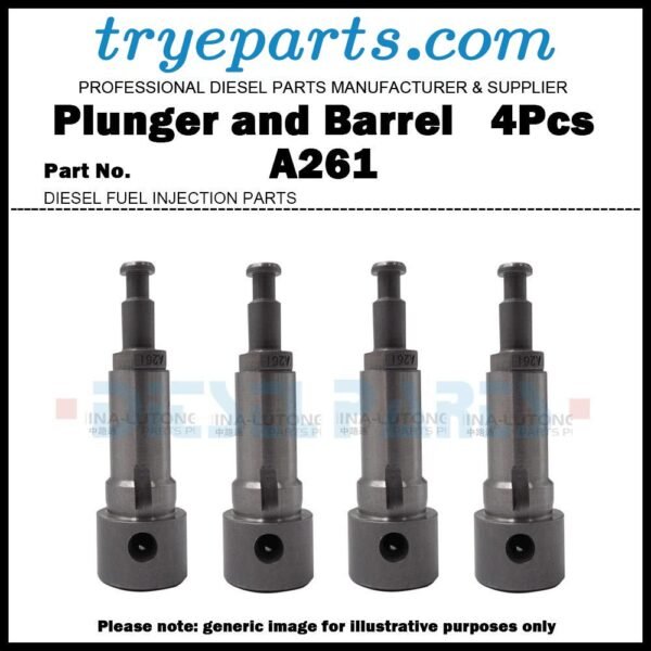4Pcs Injection Pump Element Plunger A261 Plunger and Barrel Assembly 131154-1920 9443611040 for ISUZU ELF NPR 4HF1 4HF1N 4HF1S