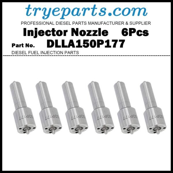 6Pcs Diesel Fuel Injector Nozzle Tip DLLA150P177 422955 0433171156 for VOLVO F10 FL10 NL10 9.6L