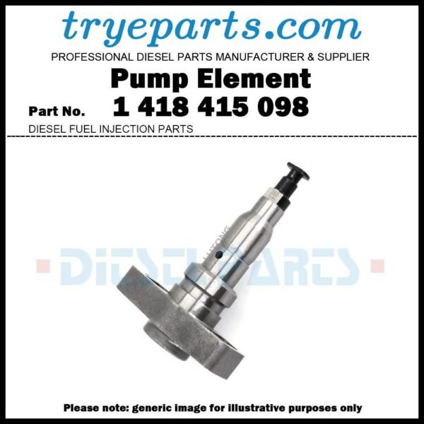 Pump Element Plunger and Barrel 1415-098 1418415098 for New Holland Case IVECO Diesel Fuel Engine Pump Parts