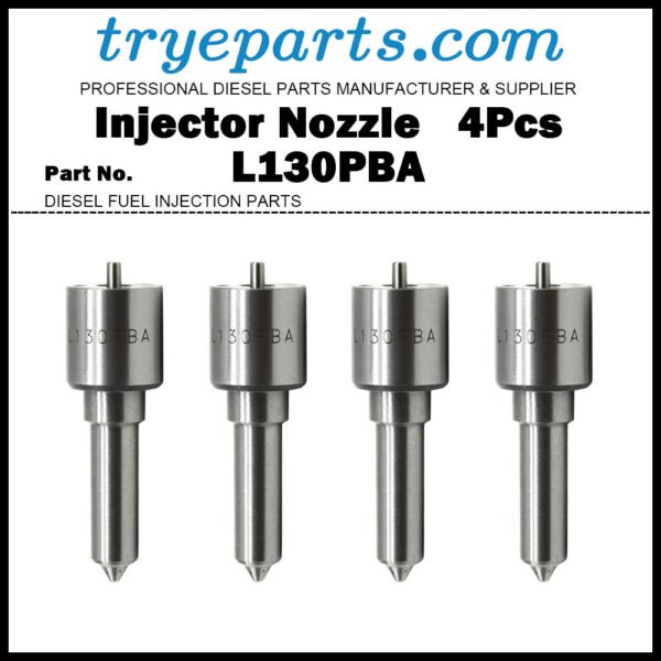 4x Fuel Injector Nozzle Tips L130PBA 4224799M1 2645K611 for Massey Ferguson 3425 3435 3445 3455 420 430 5425 5435 5445 5455 6445 6455