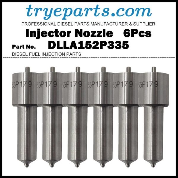 6Pcs Diesel Fuel Injector Nozzle Tip 114GC318P8 DLLA155P179 0433171158 for MACK E7 300 350