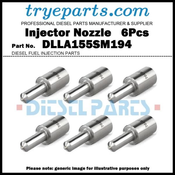 6Pcs Injector Nozzle DLLA155SM194 105025-1940 236402650A for HINO Truks J08C-T