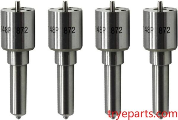 DLLA148P872 Diesel Fuel Injector Rail Nozzle Set of 4 093400-8720 Auto Parts Tips Compatible with Nissan Pathfinder R51M 2.5D