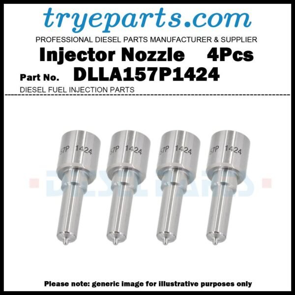 4Pcs Diesel Fuel Injector Nozzle Tips 0433171886 DLLA157P1424 for Mitsubishi Fuso Canter 4M50 4M50T / Fuel Injector 0445120048  ME226718 ME222914