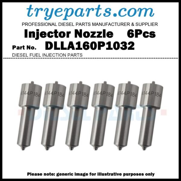 6Pcs Diesel Fuel Injector Nozzle Tip DLLA144P184 for MAN F90 D2866LF 65101017051 51101017310