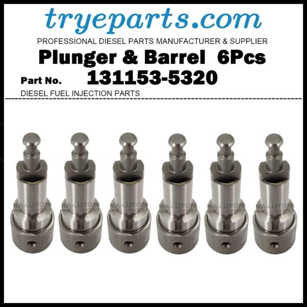 6Pcs Plunger and Barrel Assembly A732 131153-5320 16760-Z9105 for NISSAN DIESEL UD Trucks Condor LK210 FE6 FE6T