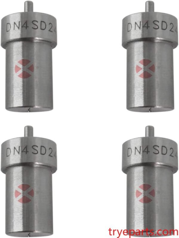 4PCS Diesel Injector Nozzles DN4SD24 Injectors Tips 0434250014 compatible with MITSUBISHI K4A/KE70 6DB10 6D21 / HINO DM100 / KOMATSU 2D94 / NISSAN PP6H / Toyota 2D 2B 2H 3B 2J 093500-1800