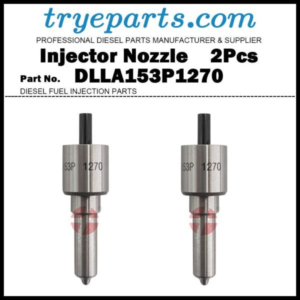 2Pcs Diesel Fuel Injector Nozzle Tip DLLA153P1270 for Mercedes Benz W211 A6480700187 A6480700387