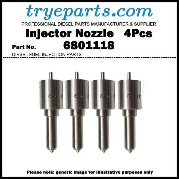 4x Diesel Fuel Injector Nozzle Tip 6801118 for CASE Cummins 4BT 6760417 6760517 6760528
