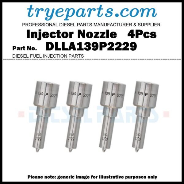 4x Diesel Fuel Injector Nozzle Tip DLLA139P2229 for Fiat Ducato IVECO DAILY Boxer 2.3 0445110418