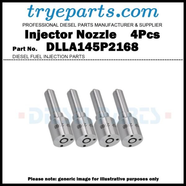 4Pcs Diesel Fuel Injector Nozzle Tips 0433172168 DLLA145P2168 for JAC Foton Cummins ISF 2.8d / Injector 0445110376 0445110594 5285744
