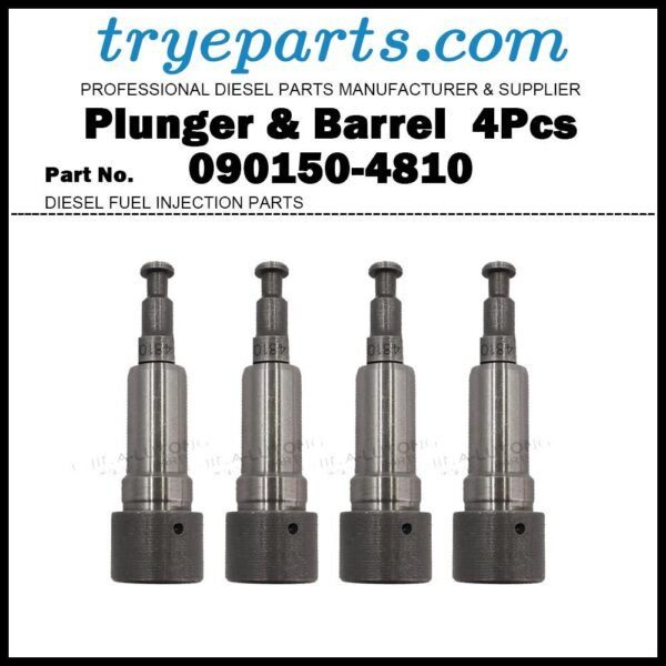 4Pcs Plunger 4810 Plunger and Barrel Assembly 090150-4810 for Mitsubishi Fuso Canter  4D31 4D31T 4D32 4D33 4D34