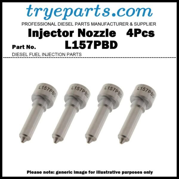 4x Diesel Fuel Injector Nozzle Tip L157PBD for Ssangyong Actyon Kyron 2.0d EJBR03401D EJBR03701D