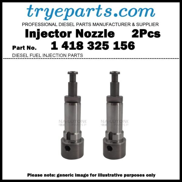 2Pcs Pump Element Plunger and Barrel Assembly 1418325156 04153090 for Deutz Diesel Fuel Engine Pump Parts