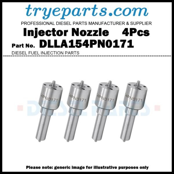 4Pcs/Set Diesel Fuel Injector Nozzle Tips 105017-0171 DLLA154PN0171 9432610306 NP-DLLA154PN0171 for ISUZU Elf 4BE1 Forward 6HE1 6HE1N