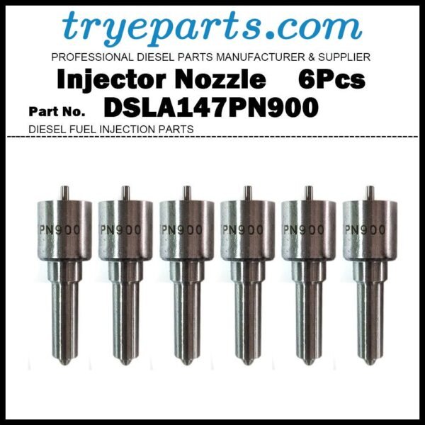 6Pcs Diesel Fuel Injector Nozzle Tips 105017-9000 NP-DSLA147PN900 DSLA147PN900 for ISUZU F Series Forward 6HE1TC 6HE1TCC 6HE1TCN