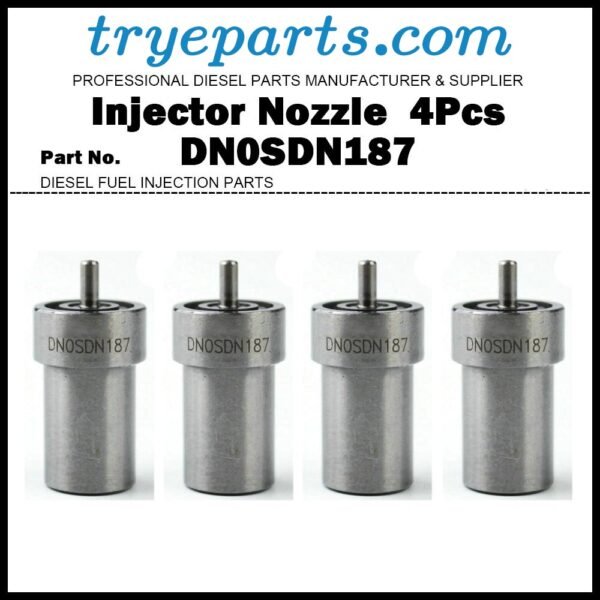 4x Diesel Fuel Injector Nozzle Tips 105000-1871 DN0SDN187 for NISSAN Vanette LD20 Atlas Caravan Bluebird / ISUZU ELF 4BD2 4BE2