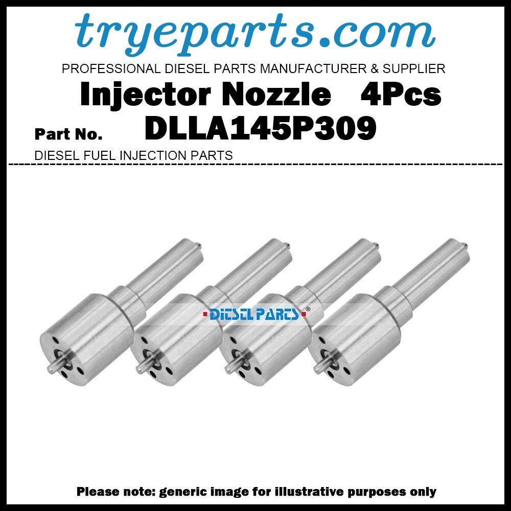 4x Diesel Fuel Injector Nozzle Tip DLLA145P309 9430084732 for Chevrolet D20 D40 Maxion S4