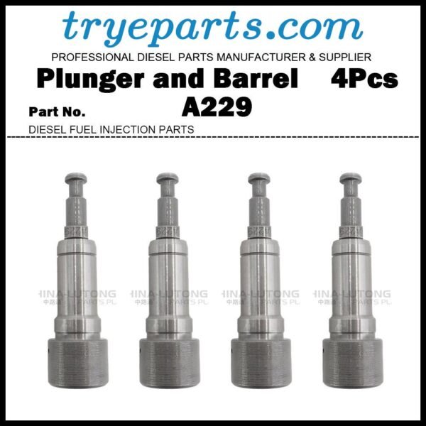 4Pcs Injection Pump Element A229 Plunger and Barrel Assembly 131152-8720 1156310690 for ISUZU 4BG1 4BG1T 6BG1 4BD1