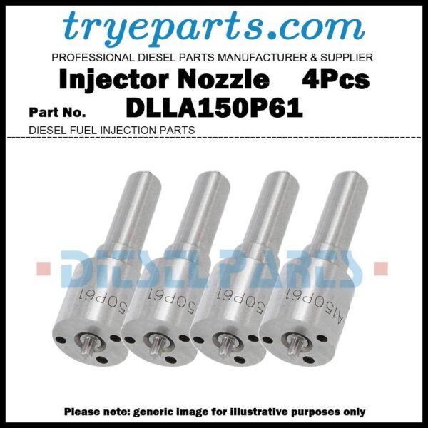 4x Diesel Fuel Injector Nozzle Tip DLLA150P61 for TOYOTA DYNA TOYOACE 3.0d 11B 23600-56040