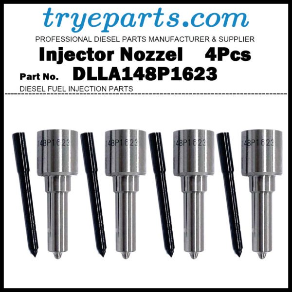 4x Diesel Fuel Injector Nozzle Tips 0433171992 105017-7510 DLLA148P1623 for Nissan Patrol Y61 3.0d ZD30 / 0445110284 16600-MA70A 16600-MA70B