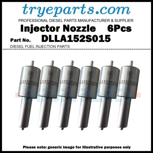 6Pcs Diesel Fuel Injector Nozzle Tips F019121015 DLLA152S015 DLLA152S295 for Weichai Deutz TD226 TD226B WP4G WP6G