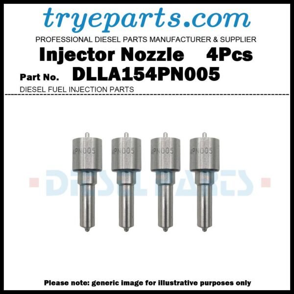 4Pcs Diesel Fuel Injector Nozzle Tips 105017-0050 DLLA154PN005 for ISUZU Elf 4JB1 4JA1 4JB1TC