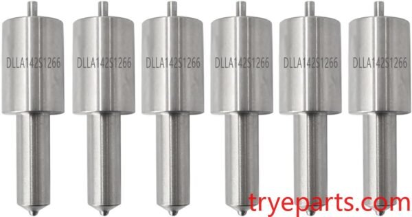 6PCS Diesel Fuel Injector Tips DLLA142S1266 Injectors Nozzle 9430084247 Compatible with MERCEDES-BENZ OM 366A / OM 352 A 0010171512 0020176812 CASE W20E SLC 7700