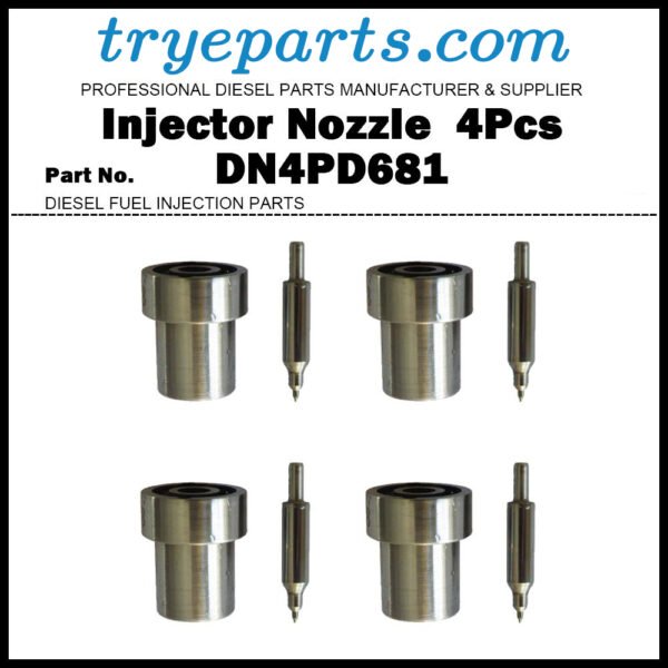 4Pcs Diesel Fuel Injector Nozzle Tips 093400-6810 DN4PD681 for TOYOTA Hiace Hilux Hiace Dyna Toyoace 4Runner / Engine 5L 5LE