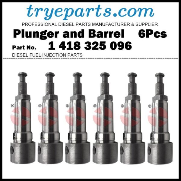 6Pcs Pump Element Plunger and Barrel Assembly 1418325096 A0000747122 for Mercedes Benz L1113 L1114 L1313 L1314 L1316 L1317 L1513 L1514 L1515 L1516 L1517 L1518 OM352 OM352A OM364