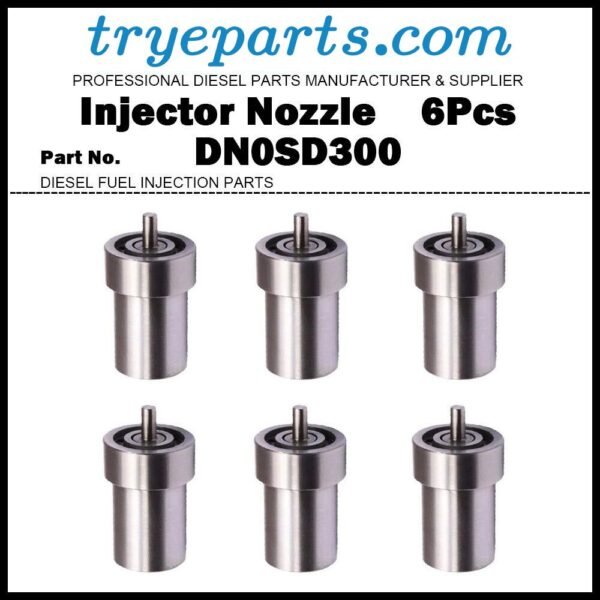 6x Diesel Fuel Injector Nozzle Tip DN0SD300 for BMW E34 E36 E39 325 525 2.5TD/TDS KCA21S71