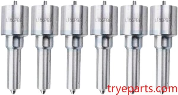 Fuel Injector Tip Nozzle L186PBB Diesel Injection Nozzles Fit for Mercedes Benz OM906LA 0060176121 LRBB03004B Pack of 6