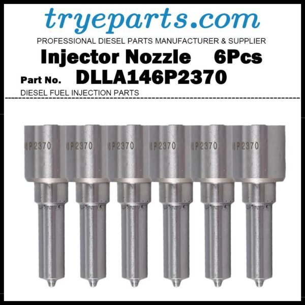 6x Diesel Fuel Injector Nozzle Tip 0433172370 DLLA146P2370 for 2013-18 Dodge Ram 2500 3500 6.7L