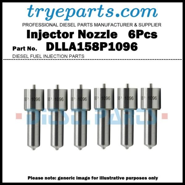 6x Diesel Fuel Injector Nozzle Tips DLLA158P1096 for ISUZU 4HK1 6HK1 095000-8903 095000-0660 8-98151837-0 8-98151837-1 8-98151837-2 8-98151837-3 8-98284393-0 8-97329703-2