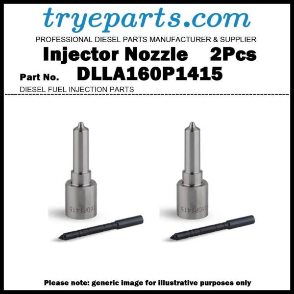 2Pcs Diesel Fuel Injector Nozzle Tip DLLA160P1415 for BMW E60 E61 535D M57 0445110219 7793030