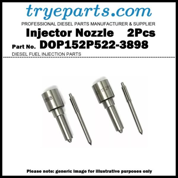 2Pcs Diesel Fuel Injector Nozzle Tip 04281859 DOP152P522-3898 2987882 for Deutz 04286251