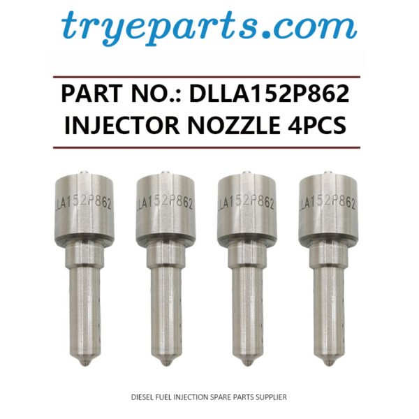 4pcs Fuel Injector Nozzle Tip DLLA152P862 for ISUZU D-MAX Rodeo 3.0d 4JJ1 KB300 095000-6980